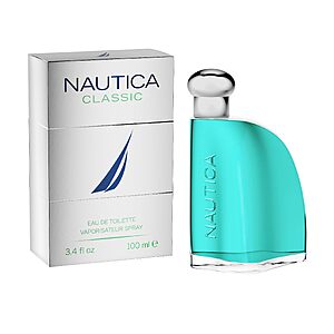 Prime: 3.4-Oz Nautica Classic Men's Eau de Toilette $9.77 w/ S&S