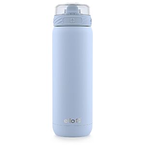 Prime Members: Ello Cooper 32-Oz Insulated Stainless Steel Water Bottle w/ Straw (Halogen Blue) $11.66 + Free Shipping
