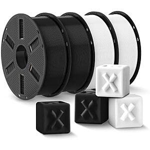 [Prime] from $31.99* | 4-pk 1.1kg JAYO 3D High Speed 1.75mm PLA Printer Filament (various) at Amazon