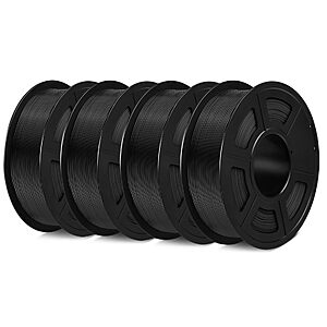 SUNLU PETG Filament 1.75mm,4kg,2 Black+2 Black