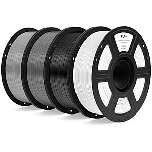 [Prime] $32.88* | 4-Pk 1kg 1.75mm ELEGOO PLA+ 3D Printer Filament at Amazon