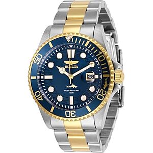 [Prime] $31.99* | Invicta Men's Pro Diver Two-Tone Watch w/ Japanese Quartz Movement (43mm) at Amazon