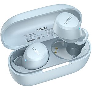 TOZO A1 Wireless Earbuds Bluetooth 5.3 Light Weight in Ear Headphones $16.12