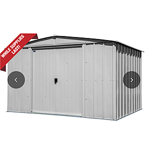 Menards store pickup - Arrow® Classic 10 x 8 Steel Outdoor Storage Shed, after $24.60 Menards rebate
