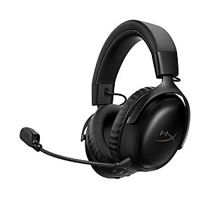 [Prime]$119.99: HyperX Cloud III S Wireless Gaming Headset, 120H 2.4GHz/200H Bluetooth, 53mm Drivers, Black at Amazon