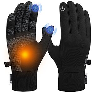 Benirap Winter Gloves Touchscreen Windproof Thermal Gloves Men Women + $18.99 - Amazon $13.29