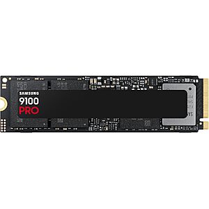 Prime Members: Samsung SSD 9100 PRO 1TB, PCIe 5.0x4 M.2 2280, Up to 14,700MB/s $206.99