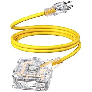 [Prime] $14.44* | 6' DEWENWILS 6-Outlet 14/3 Gauge Outdoor Extension Cord at Amazon