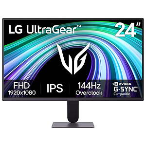 24" LG 1920x1080 FHD IPS 144Hz Gaming Monitor (24G41WB) $74.98 + Free Shipping