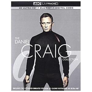 007 The Daniel Craig Collection 4K UHD $30.81 Amazon.com