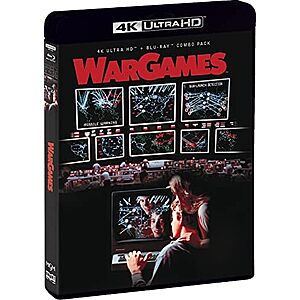 WarGames - 4K Ultra HD + Blu-ray [4K UHD] $13.99 Amazon.com