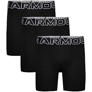 [Prime] $7.95* | 3-Pack Under Armour Boy's Performance Boxer Briefs at Amazon