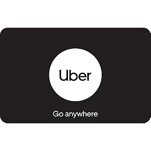 Prime Deal | $100 Uber / Uber Eats eGift Card $85
