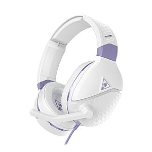 [Prime] $24.99: Turtle Beach Recon Spark Wired Gaming Headset, Xbox/PS/Switch/PC/Mobile, White/Purple at Amazon