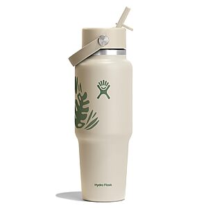 32-Oz Hydro Flask Wide Mouth Flex Straw Travel Water Bottle (Botanical Bliss Coconut) $21.37 + Free Shipping w/ Prime or on $35+