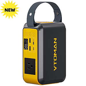 VTOMAN - Jump 100, 88.8Wh LiFePO4 Portable Power Station, 100W AC Outlet (200W Surge) Power Bank, 65W Fast Charging, for Outdoor Camping & RV - $41.99 after coupon