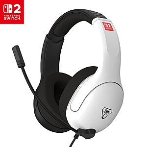 [Prime] $14.99: Turtle Beach Airlite Fit Wired Gaming Headset for Nintendo Switch 2 (3 Colors) at Amazon