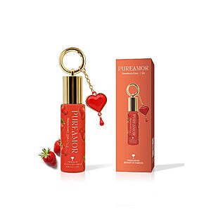 Clip-On Bag/Keychain Perfume Oil Roll-On, Pheromone Infused, 30% Extrait, 6ml - 4 Fruity Scents Strawberry | Cherry | Guava | Pistachio - $5.99 after coupon