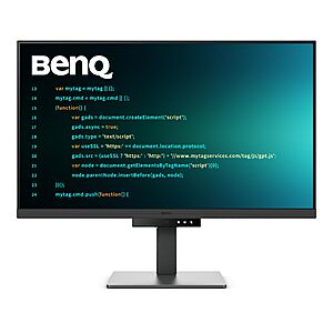 $499.99: BenQ RD320U 32" 4K Programming Monitor, 90W USB-C, 2000:1 Contrast, Eye-Care, Ergonomic Design at Amazon