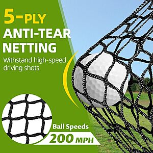 Amazon – Bltend 10' x 7' Heavy-Duty Golf Practice Net - $89.24