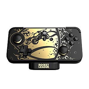 $33.89: [Prime]CRKD NEO S - Wireless Collectible Controller (Rocket League Gold Edition with Charging Dock) at Amazon