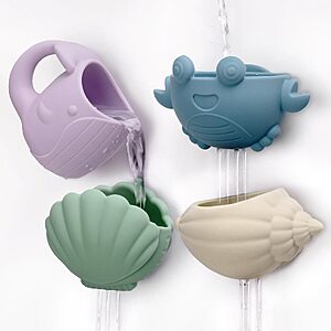 Amazon – haakaa Tidal Tribe Silicone Waterfall Bath Toy Set - $14.44