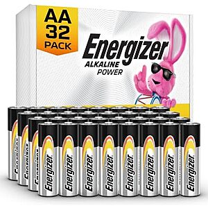 [Prime, SnS] $15.19* | 32-Count Energizer Alkaline Power AA Batteries at Amazon (47.5￠ each)