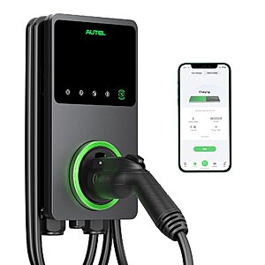 Autel Level 2 EV Charger 50 Amp Smart AI Electric Vehicle (EV) Charger - $450