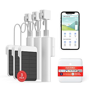 3-Pack SwitchBot Smart Electric Motorized Blinds Kit  $136 + Free S/H