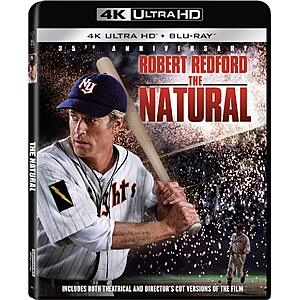 The Natural - 4K + Blu-ray + Digital $12.49 Amazon.com