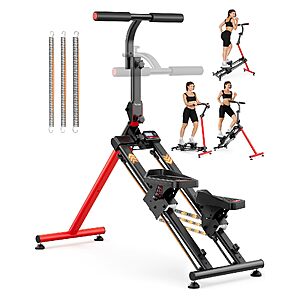 YOLEO Stair Stepper for Exercise at Home, 3-Mode Folding Stairmaster - $83.99 after coupon