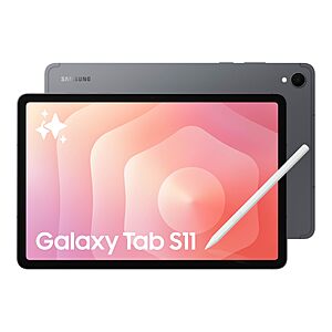 [Prime Day]Samsung Galaxy Tab S11 256GB WiFi Android Tablet, Galaxy AI, IP68, Gray $759.99
