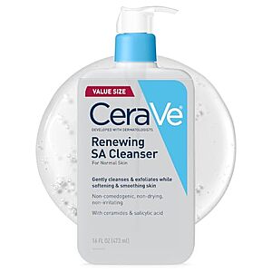 [Prime, SnS] $10.22 | 16-Oz CeraVe Renewing Salicylic Acid Cleanser at Amazon