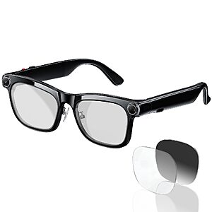 KAIGERR AI Smart Glasses,13MP Camera, 20H Battery, ChatGPT Translations - $89.99 after coupon