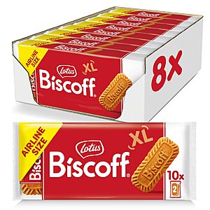 Lotus Biscoff Airplane Cookies, Caramelized Biscuit Cookies, Two-Pack (80 Count), for $14.98