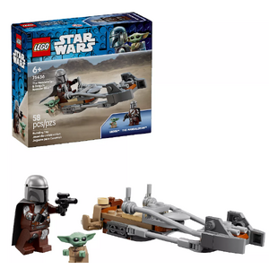 LEGO Star Wars The Mandalorian & Grogu's Speeder Bike 75436 Building Kit (58 Pieces) $5.99