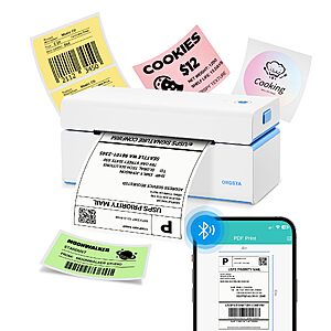 ORGSTA Shipping Label Printer T001-Plus - $38.49 after coupon