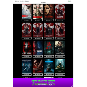 Fanflix Dont Fear The Reaper Sale 3 or more starting at $3.99 plus extra 10% off with code REAPER10