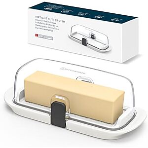$6.99* | Kitchendao Airtight Butter Dish (3 Colors) at Amazon