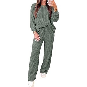 [Prime] RUMIA 2-Piece Women's Long Sleeve Lounge Set $11.41 + Free Shipping