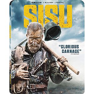 Sisu - BLURAY, Digital, 4K ULTRA HD [4K UHD] $11.49 Amazon.com