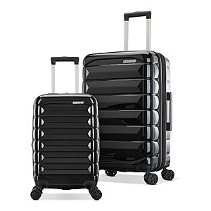 American Tourister Kontour 2-Piece Luggage Set - Carry-on & Medium - Black $66.3