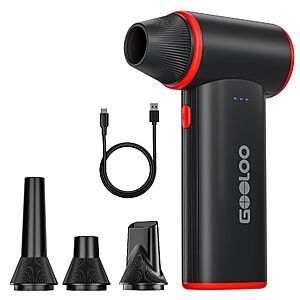 GOOLOO F3 Compressed Air Duster, 150000RPM Ultra-Power PC Air Duster $28.46