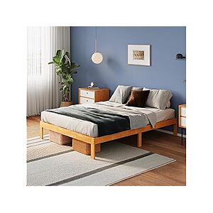 Avenco Full Size 12" Solid Wood Platform Bed Frame $53.08 + Free Shipping w/ Prime or $6 Fee per Order