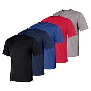 [Prime Day] Hanes Men's Cool Dri Performance Short Sleeve T-Shirts (5 Pack) $21.59