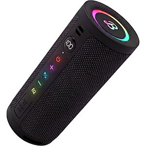 Prime: BassBloom Roar 3 20W IPX6 Waterproof Portable Bluetooth 5.4 Speaker (Black) $11.19 + Free Shipping $11.18