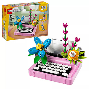 LEGO Creator 3-in-1 Typewriter with Flowers 31169 $18