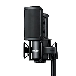 Shure SM4 XLR Condenser Microphone Kit w/ Shock Mount & Pop Filter $249 + Free Shipping