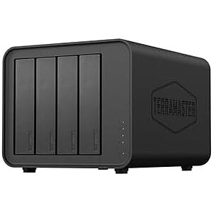 [Lightning Deal] $151.99* | 4-Bay TerraMaster D4-320 USB 3.2 Gen 2 Enclosure (Diskless) at Amazon