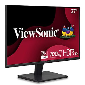 [Prime Day] ViewSonic VS2725-2K 27 Inch 1440p Computer Monitor, QHD 100Hz Display $118.99